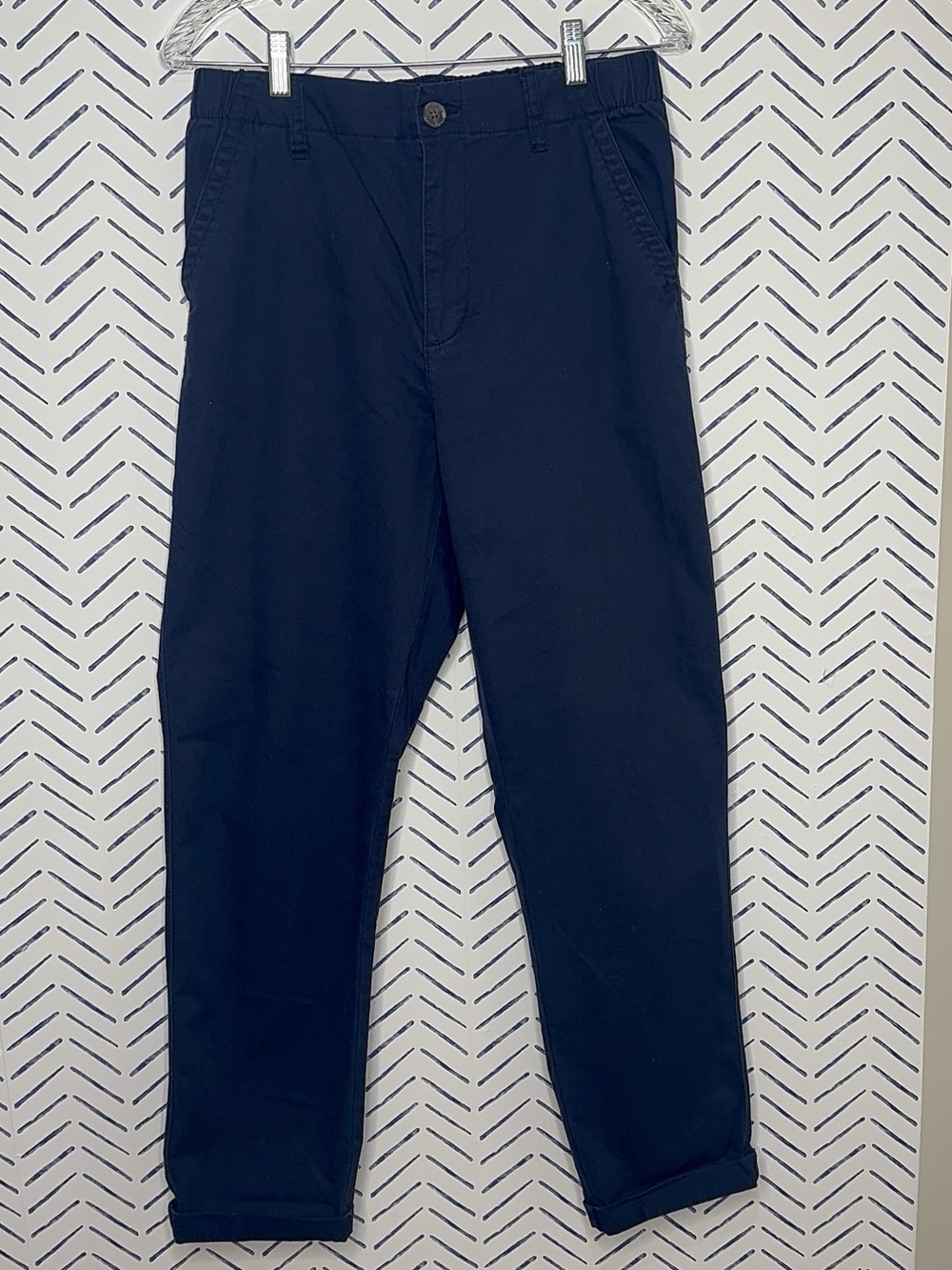 Old Navy High-Rise OG Chino Navy  medium Tall preppy